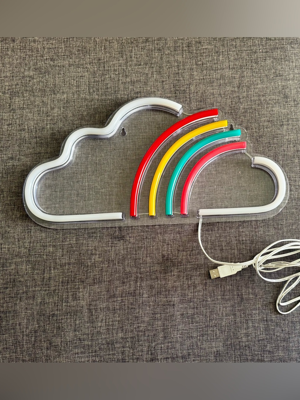 Rainbow Cloud LED Neon Wall Sign